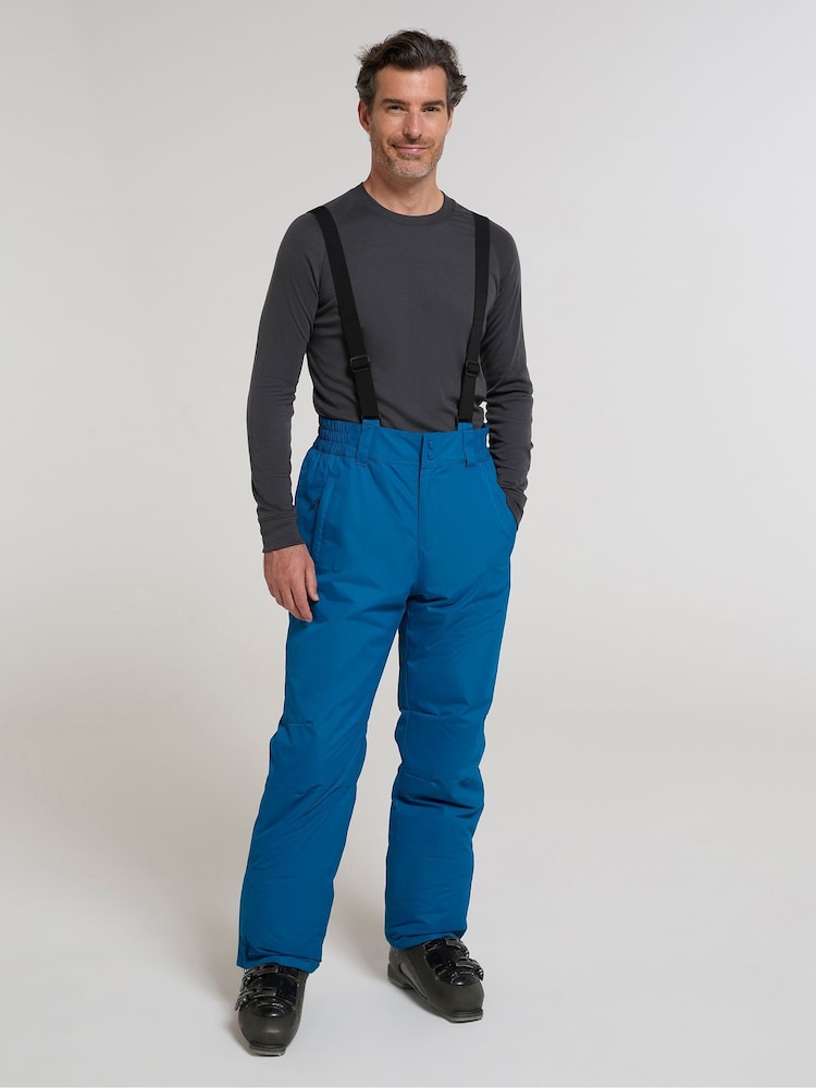Mountain Warehouse Blue Dusk II Mens Snow Ski Trousers - Image 1 of 4
