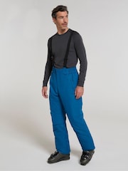 Mountain Warehouse Blue Dusk II Mens Snow Ski Trousers - Image 2 of 4