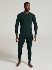 Mountain Warehouse Green Merino Mens Round Neck Thermal Top - Image 2 of 4