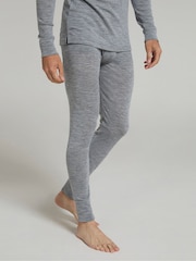 Mountain Warehouse Grey Mens Merino II Thermal Baselayer Pants - Image 1 of 9