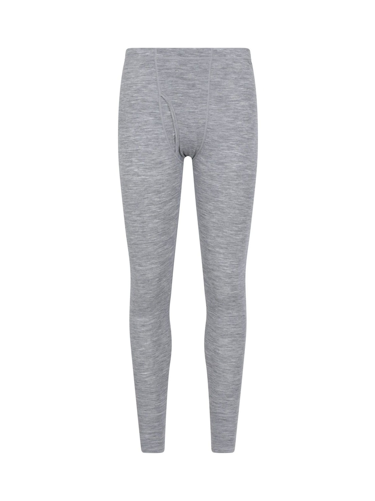 Mountain Warehouse Grey Mens Merino II Thermal Baselayer Pants - Image 5 of 9