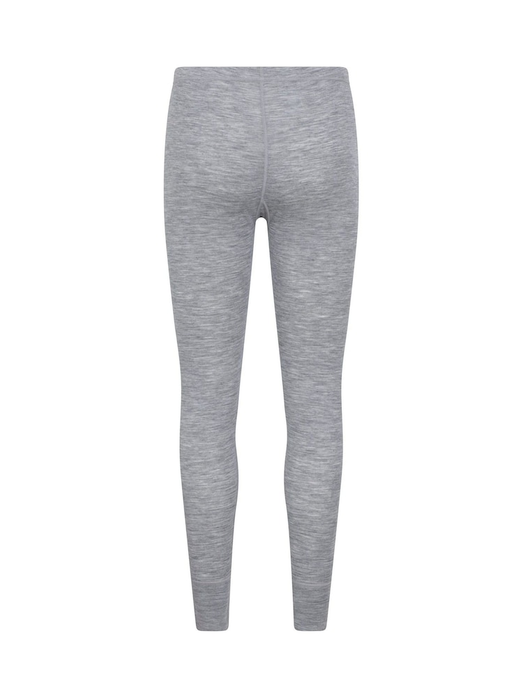 Mountain Warehouse Grey Mens Merino II Thermal Baselayer Pants - Image 6 of 9