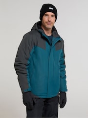 Mountain Warehouse Grey Dusk III Mens Water Resistant Ski Jacket - Image 4 of 4
