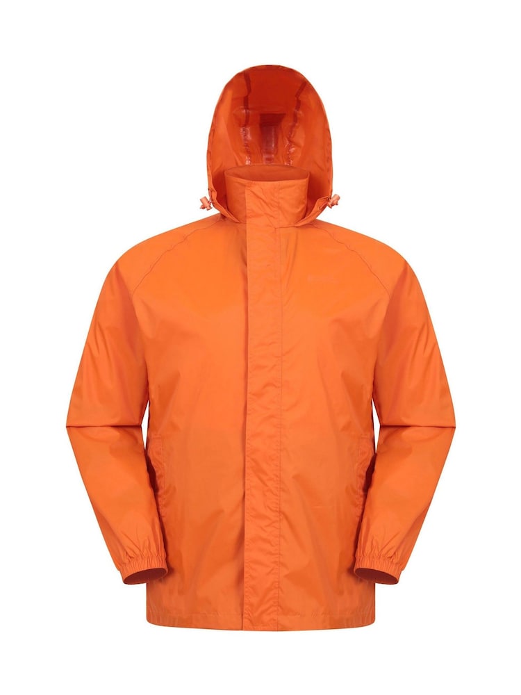 Mountain Warehouse Orange Pakka Mens Waterproof Jacket - Image 1 of 9