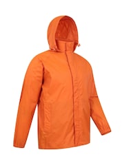 Mountain Warehouse Orange Pakka Mens Waterproof Jacket - Image 4 of 9