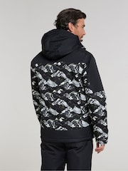 Mountain Warehouse Grey Mens Water Resistant Printed Ski Jacket And Trousers Set - Image 4 of 4