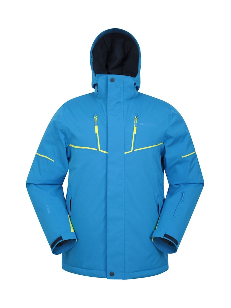 Mountain Warehouse Blue Mens Galactic III Extreme Waterproof Ski Jacket - Image 1 of 6