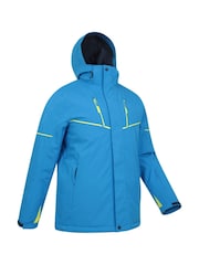 Mountain Warehouse Blue Mens Galactic III Extreme Waterproof Ski Jacket - Image 2 of 6