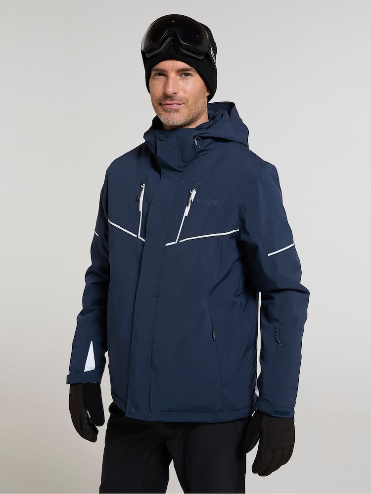 Mountain Warehouse Blue Light Mens Galactic III Extreme Waterproof Ski Jacket - Image 1 of 10
