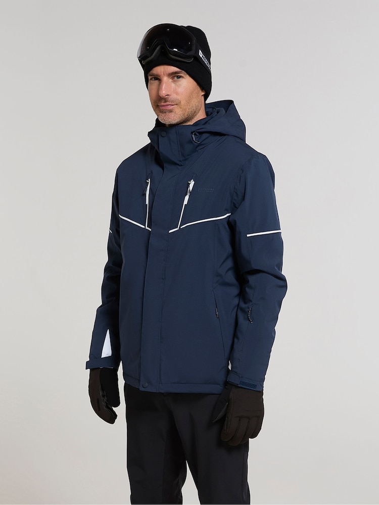 Mountain Warehouse Blue Light Mens Galactic III Extreme Waterproof Ski Jacket - Image 2 of 10