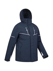 Mountain Warehouse Blue Light Mens Galactic III Extreme Waterproof Ski Jacket - Image 6 of 10