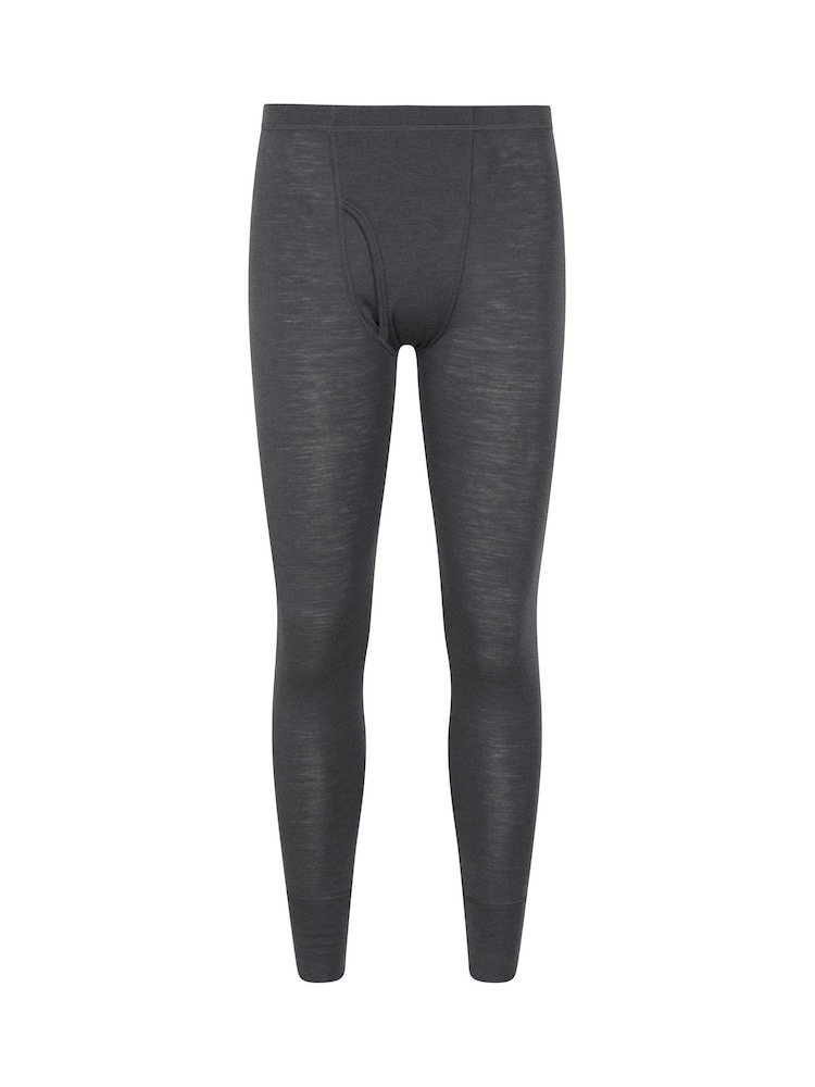 Mountain Warehouse Grey Mens Merino Thermal Neck And Joggers Set - Image 1 of 6