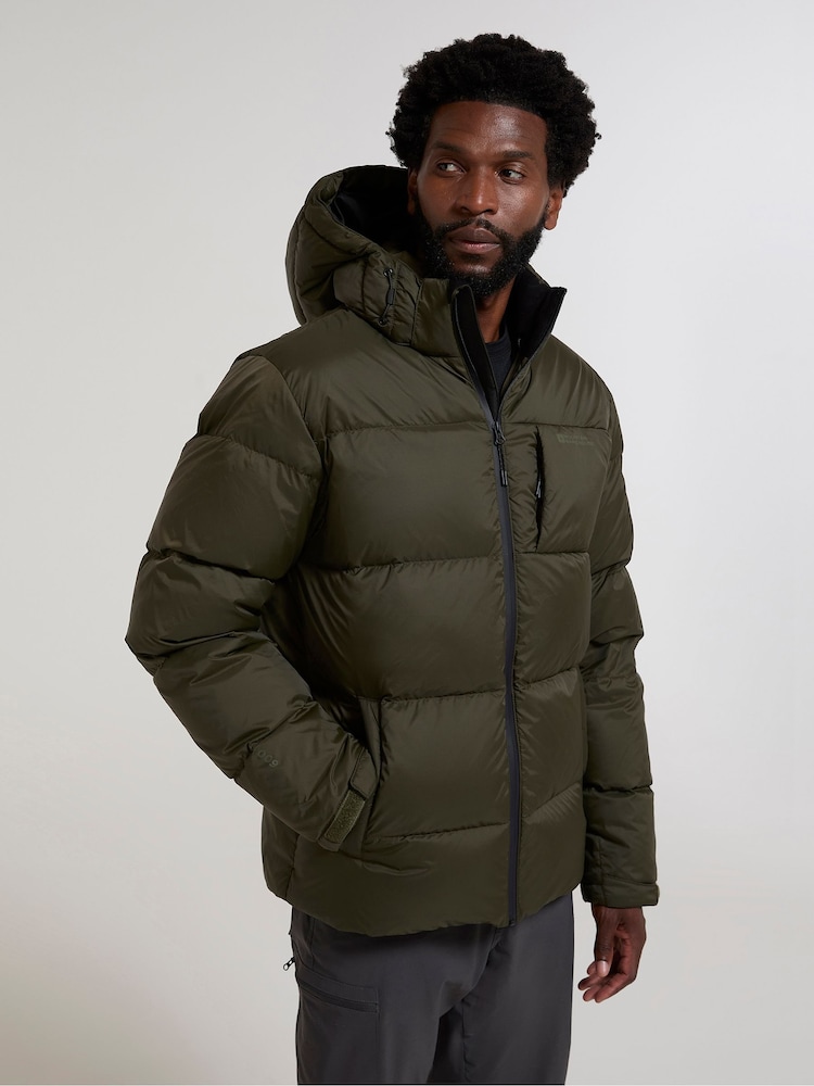 Mountain Warehouse Green Frost II Mens Extreme Water Resistant Down Jacket - Image 1 of 9