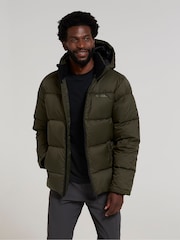 Mountain Warehouse Green Frost II Mens Extreme Water Resistant Down Jacket - Image 2 of 9