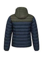 Mountain Warehouse Green Link Mens Water Resistant Padded Jacket - Image 3 of 5
