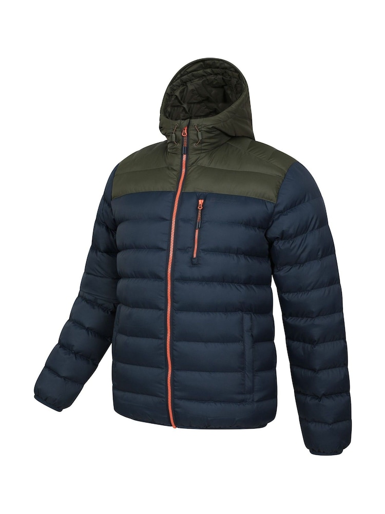 Зелений - Mountain Warehouse Link Mens Water Resistant стьобана куртка - Image 4 of 5