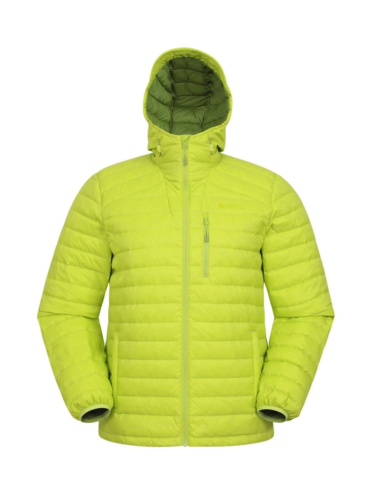 Mountain Warehouse Light Green Mens Henry II Extreme Water Resistant Down Padded Jacket - Image 1 of 5