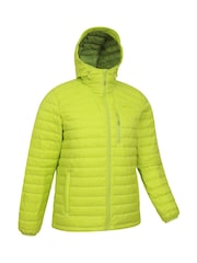 Mountain Warehouse Light Green Mens Henry II Extreme Water Resistant Down Padded Jacket - Image 2 of 5