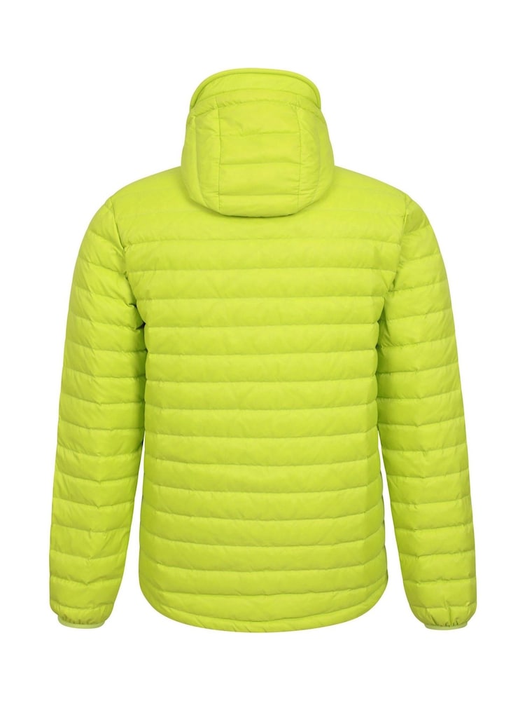 Mountain Warehouse Light Green Mens Henry II Extreme Water Resistant Down Padded Jacket - Image 3 of 5