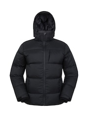 Mountain Warehouse Black Frost II Mens Extreme Water Resistant Down Jacket - Image 1 of 5