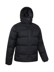Mountain Warehouse Black Frost II Mens Extreme Water Resistant Down Jacket - Image 2 of 5