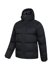 Mountain Warehouse Black Frost II Mens Extreme Water Resistant Down Jacket - Image 4 of 5