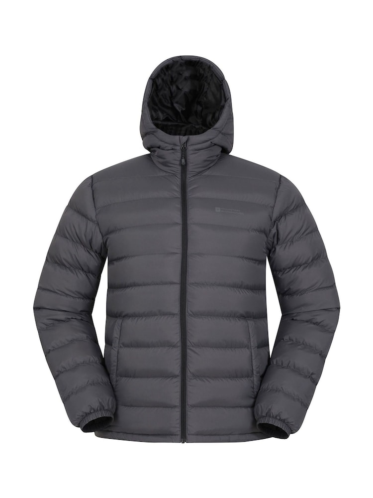 Mountain Warehouse Grey Seasons II Mens Water Resistant Padded Jacket - Image 1 of 5