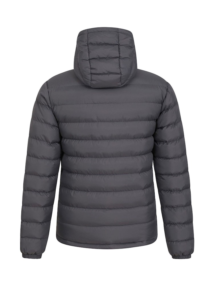 Mountain Warehouse Grey Seasons II Mens Water Resistant Padded Jacket - Image 2 of 5