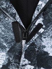 Mountain Warehouse White Shadow II Mens Fleece Lined Printed Snow Ski Jacket - Image 5 of 6