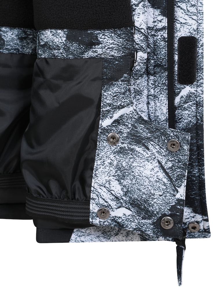 Mountain Warehouse White Shadow II Mens Fleece Lined Printed Snow Ski Jacket - Image 6 of 6