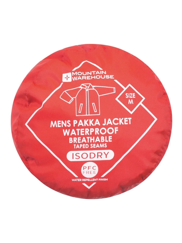 Mountain Warehouse Red Pakka Mens Waterproof Jacket - Image 9 of 9