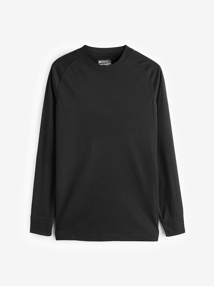 Mountain Warehouse Black Talus Mens Thermal Tops 2 Pack - Image 2 of 4