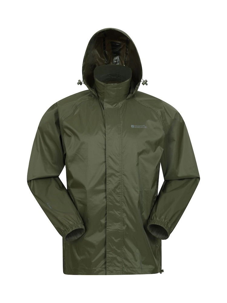 Mountain Warehouse Dark Green Pakka Mens Waterproof Jacket - Image 1 of 7