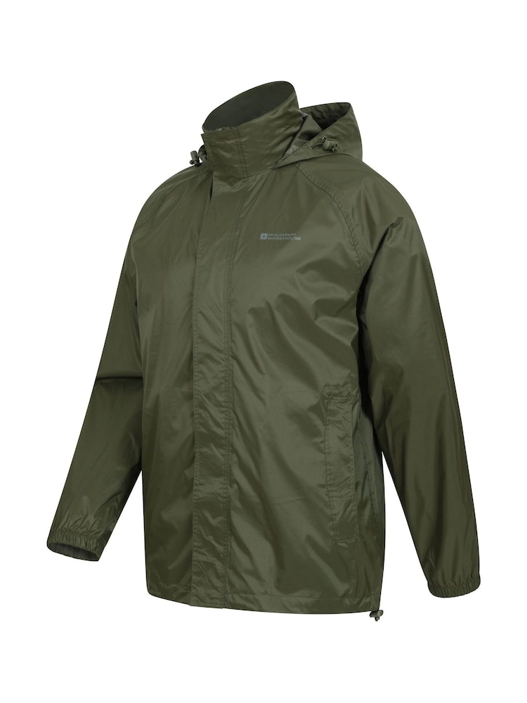 Mountain Warehouse Dark Green Pakka Mens Waterproof Jacket - Image 4 of 7