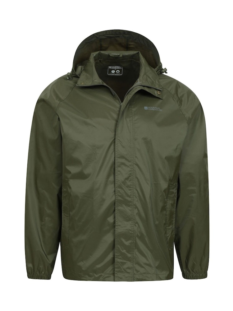 Mountain Warehouse Dark Green Pakka Mens Waterproof Jacket - Image 5 of 7