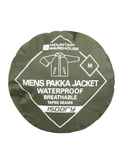 Mountain Warehouse Dark Green Pakka Mens Waterproof Jacket - Image 7 of 7