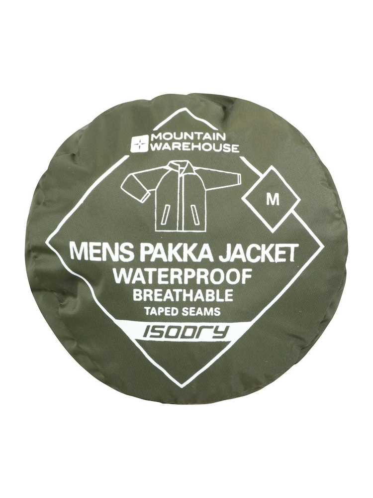 Mountain Warehouse Dark Green Pakka Mens Waterproof Jacket - Image 7 of 7