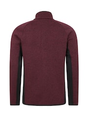 Пурпурный - Mountain Warehouse Mens Treston Full-Zip Fleece Jacket - Image 3 of 5