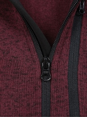 Пурпурный - Mountain Warehouse Mens Treston Full-Zip Fleece Jacket - Image 5 of 5
