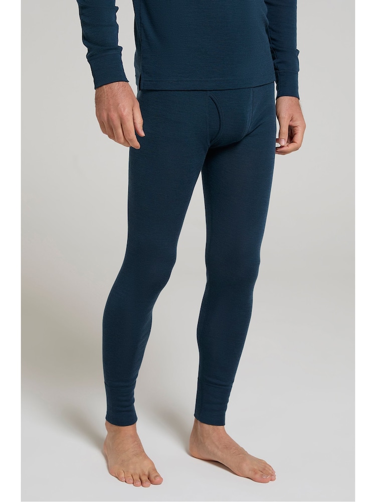 Mountain Warehouse Dark Black Mens Merino II Thermal Baselayer Pants - Image 3 of 9