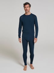 Mountain Warehouse Dark Black Mens Merino II Thermal Baselayer Pants - Image 4 of 9