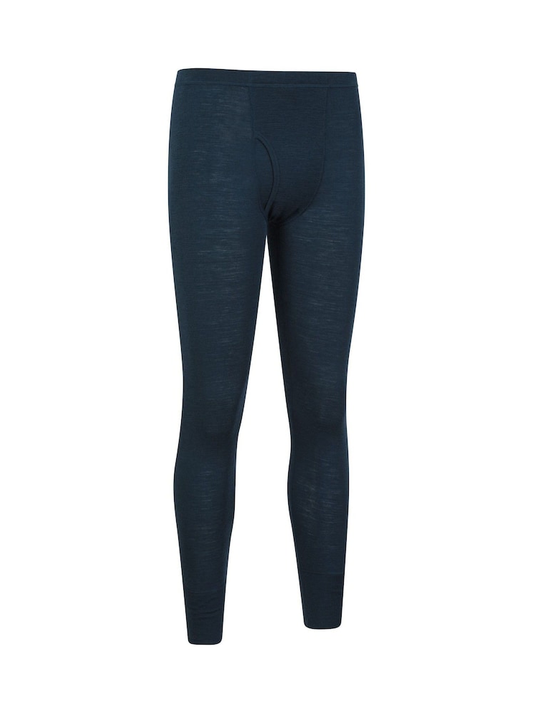 Mountain Warehouse Dark Black Mens Merino II Thermal Baselayer Pants - Image 6 of 9