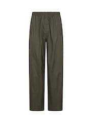 Mountain Warehouse Green Mens Pakka Waterproof Overtrousers - Image 1 of 8