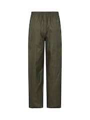 Mountain Warehouse Green Mens Pakka Waterproof Overtrousers - Image 3 of 8