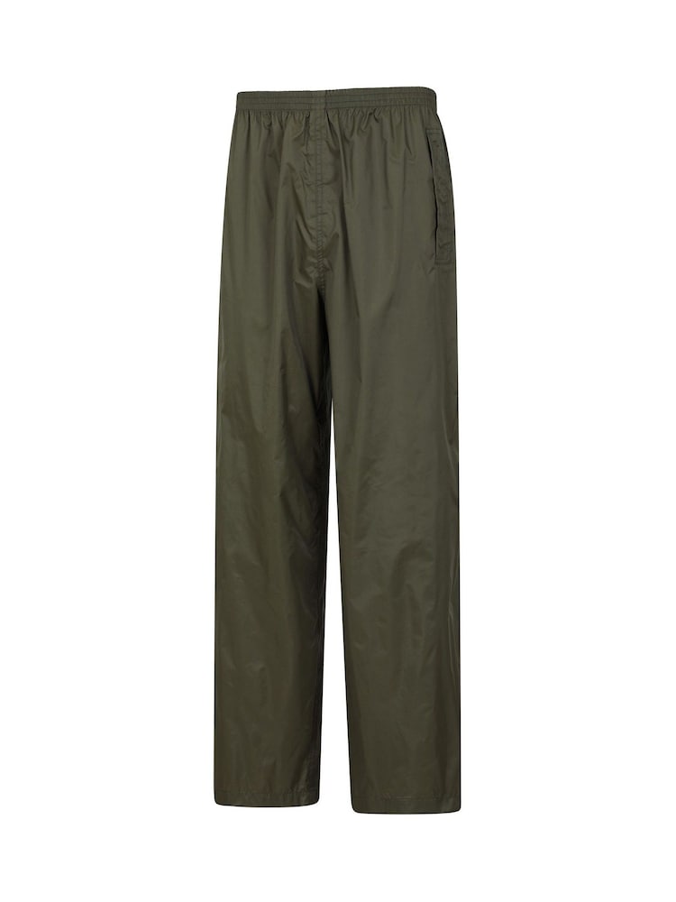 Mountain Warehouse Green Mens Pakka Waterproof Overtrousers - Image 4 of 8