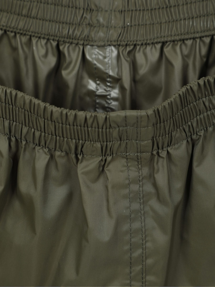 Mountain Warehouse Green Mens Pakka Waterproof Overtrousers - Image 6 of 8