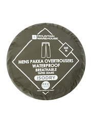 Mountain Warehouse Green Mens Pakka Waterproof Overtrousers - Image 8 of 8