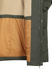 Mountain Warehouse Green Manta Mens Water Resistant Borg Lined Padded Jacket - Image 5 of 6