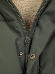 Mountain Warehouse Green Manta Mens Water Resistant Borg Lined Padded Jacket - Image 6 of 6