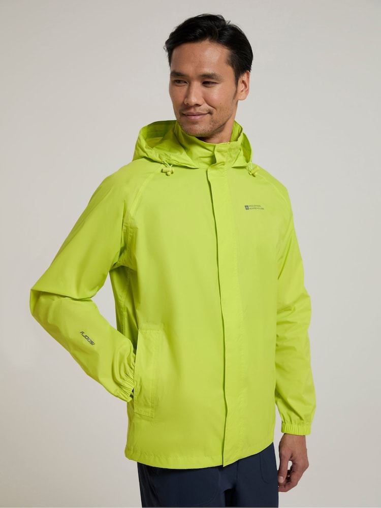 Mountain Warehouse Green Pakka Mens Waterproof Jacket - Image 4 of 4